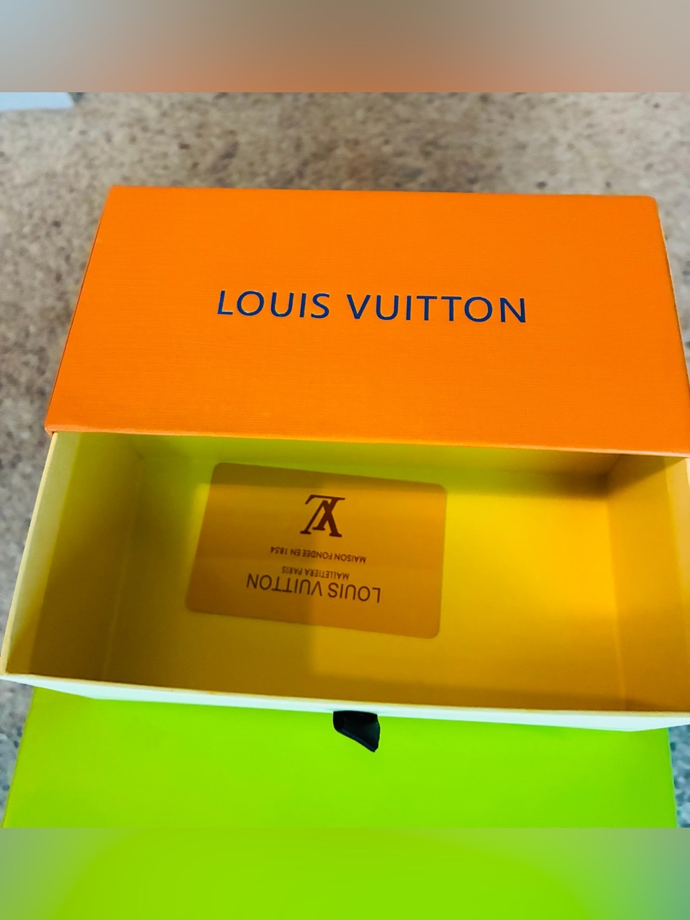 Eyewear Accessory Box with Louis Vuitton Branding